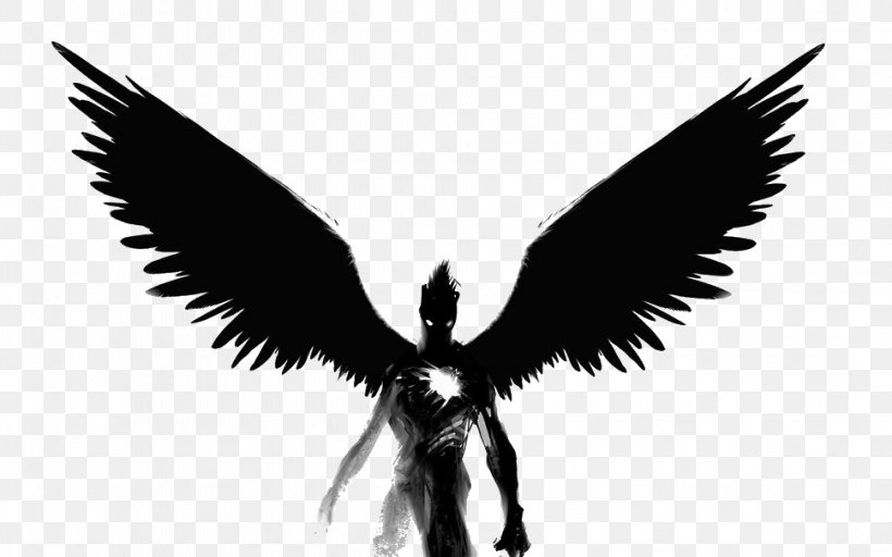 Angel Black And White Clip Art, PNG, 969x606px, Angel, Beak, Bird, Bird Of Prey, Black And White Download Free