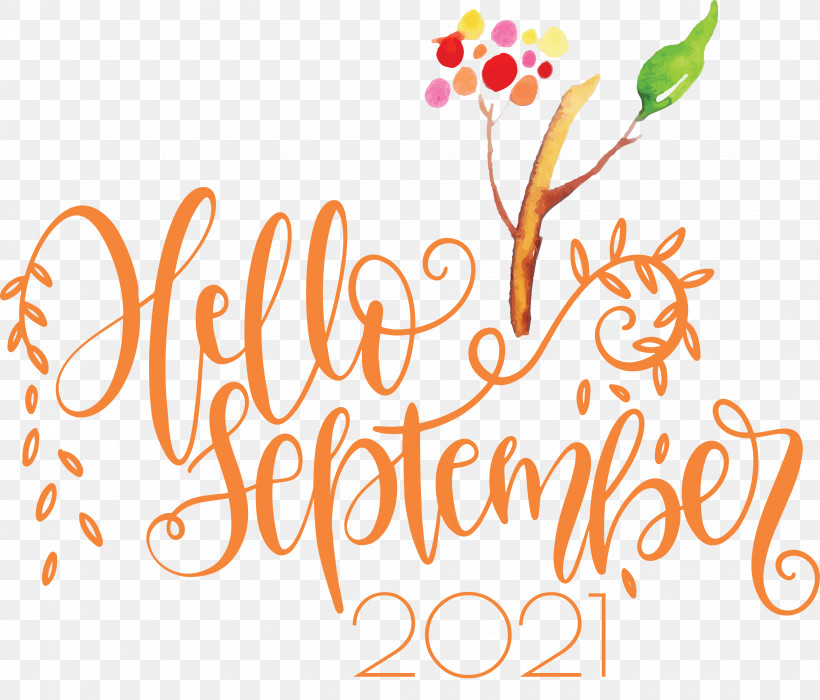 Hello September September, PNG, 3065x2620px, Hello September, August, Drawing, Logo, September Download Free