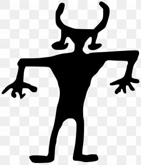Silhouette - Petroglyph Art Clip Art PNG
