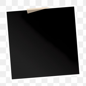 Polaroid Frame - Blank Black Photo Frame PNG