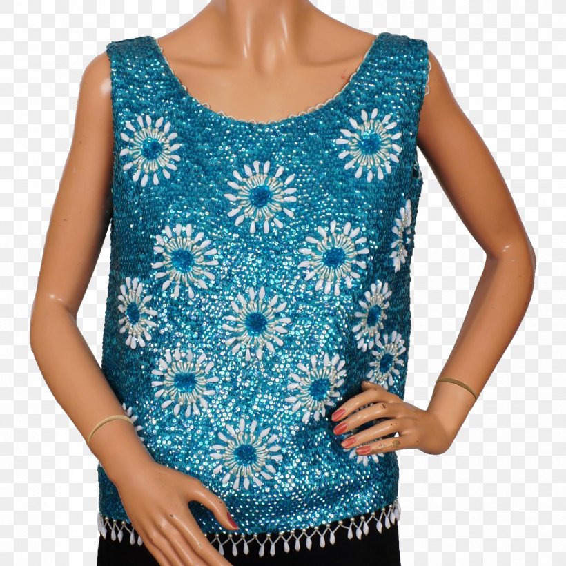 Top Sleeve Blue Vintage Clothing, PNG, 1250x1250px, Top, Aqua, Blouse, Blue, Clothing Download Free
