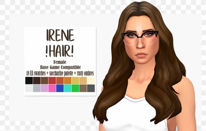 Irene The Sims 4 Maxis Hair Red Velvet, PNG, 1280x815px, Watercolor, Cartoon, Flower, Frame, Heart Download Free