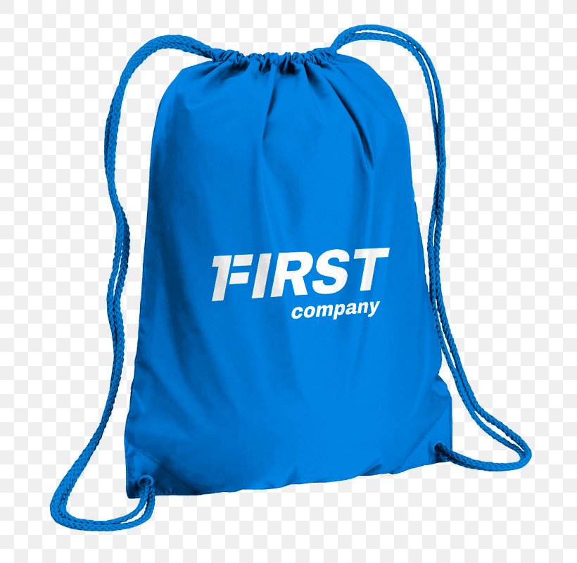 T-shirt Drawstring Tote Bag Backpack, PNG, 800x800px, Tshirt, Backpack, Bag, Blue, Clothing Download Free