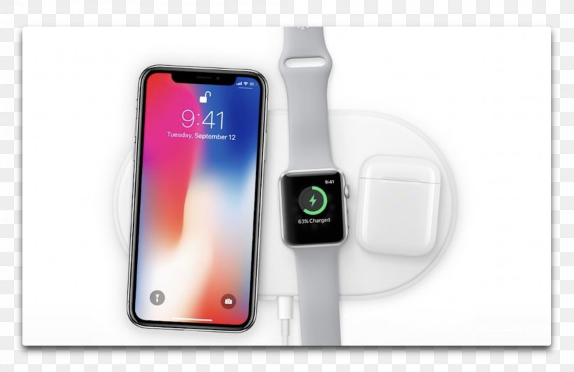 IPhone X Battery Charger Apple IPhone 8 Plus AirPods AirPower, PNG, 2098x1359px, Iphone X, Airpods, Airpower, Apple, Apple Iphone 8 Plus Download Free