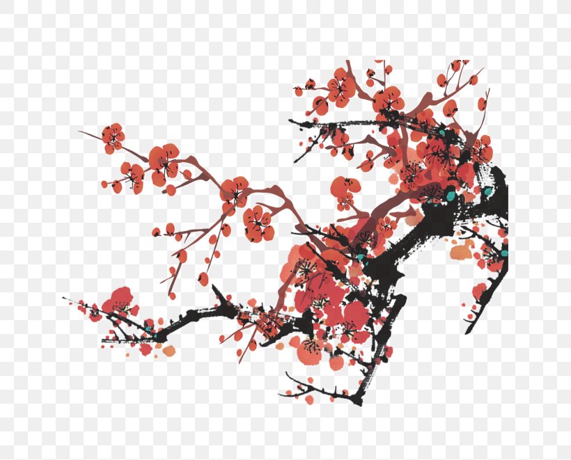 Plum Blossom Chinese Painting Ink Wash Painting, PNG, 781x661px, Plum Blossom, Art, Blossom, Branch, Cherry Blossom Download Free