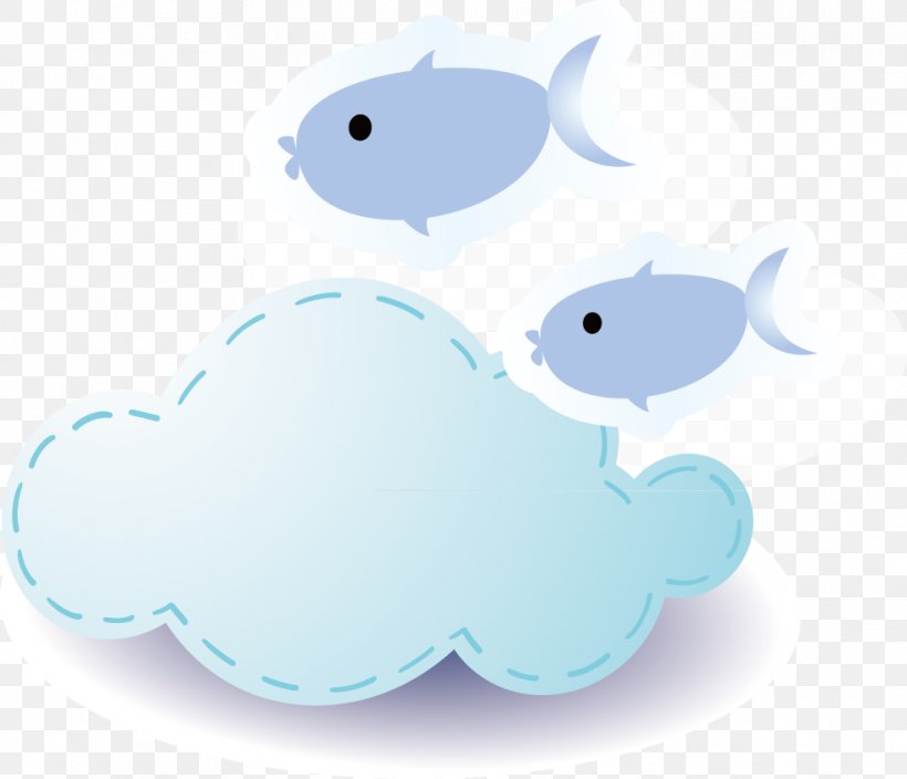 Cloud Fish Euclidean Vector Computer File, PNG, 982x844px, Cloud, Blue, Drawing, Fish, Gratis Download Free