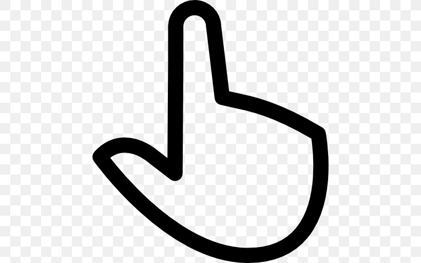 Cursor Mano, PNG, 512x512px, Gesture, Area, Black And White, Finger, Hand Download Free