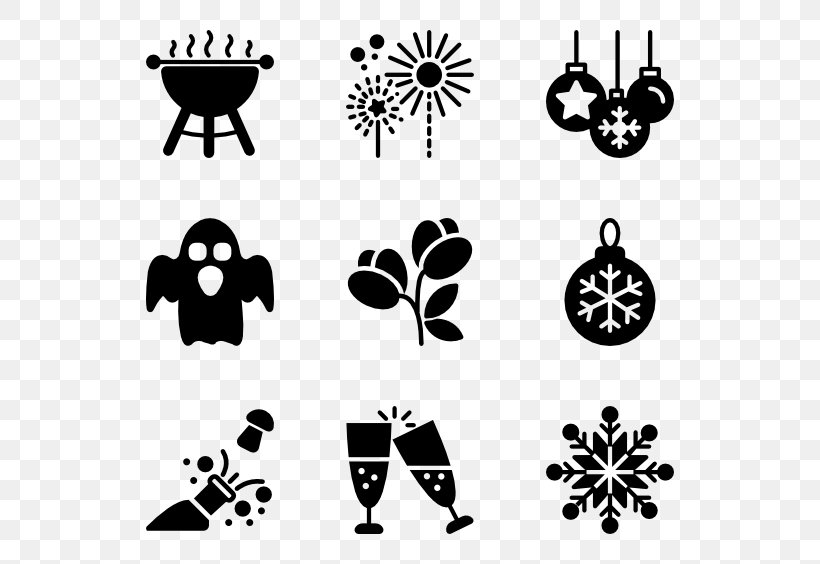 Icon Design Clip Art, PNG, 600x564px, Icon Design, Black, Black And White, Flora, Flower Download Free