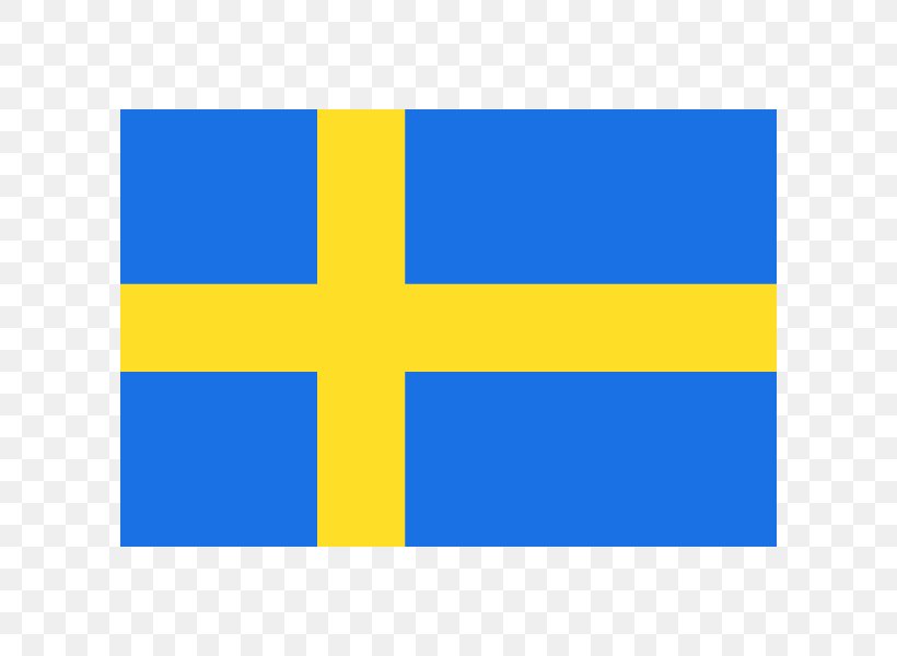 Flag Of Sweden National Flag Nordic Cross Flag, PNG, 600x600px, Sweden, Area, Bandera Miniatura, Blue, Brand Download Free