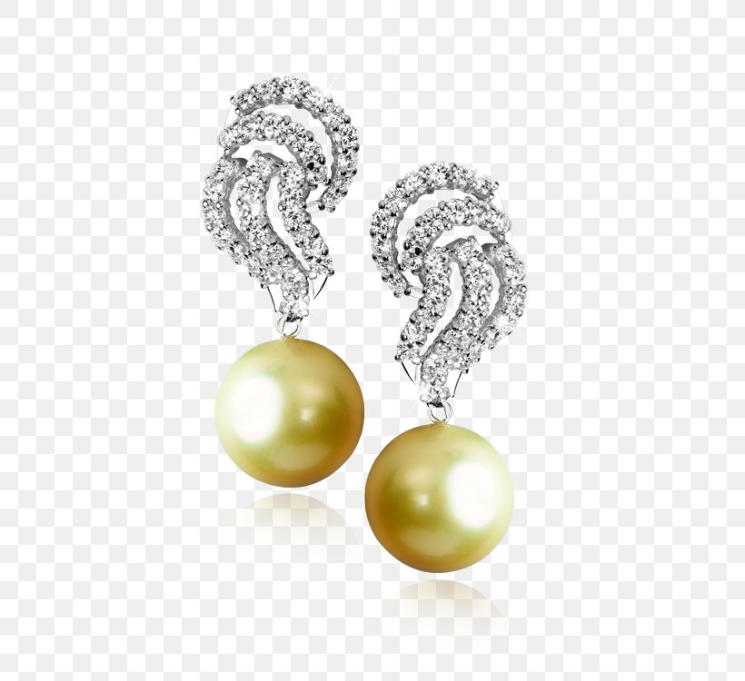 Pearl Earring Gemstone Diamond Gold, PNG, 500x750px, Pearl, Body Jewellery, Body Jewelry, Carat, Clothing Accessories Download Free