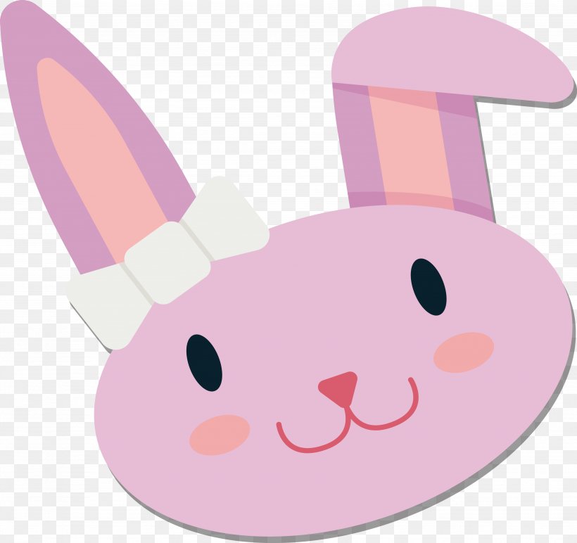 Rabbit Sticker, PNG, 3691x3476px, Rabbit, Animation, Art, Cartoon, Easter Bunny Download Free