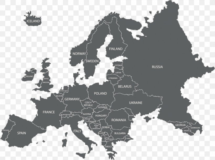 European Union Vector Map, PNG, 1066x798px, Europe, Black And White, Blank Map, European Union, Geography Download Free