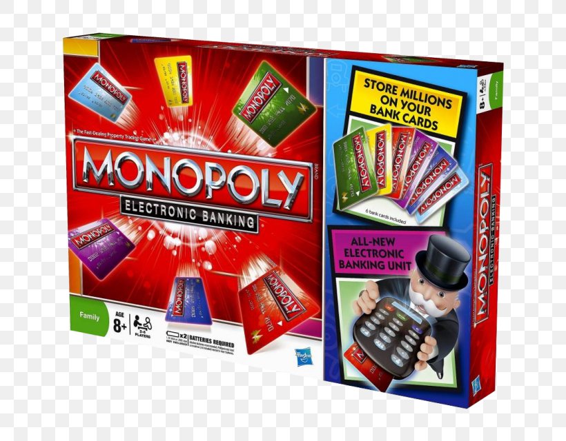 Hasbro Monopoly Electronic Banking Monopoly Here And Now, PNG, 640x640px, Monopoly, Bank, Board Game, Finance, Game Download Free