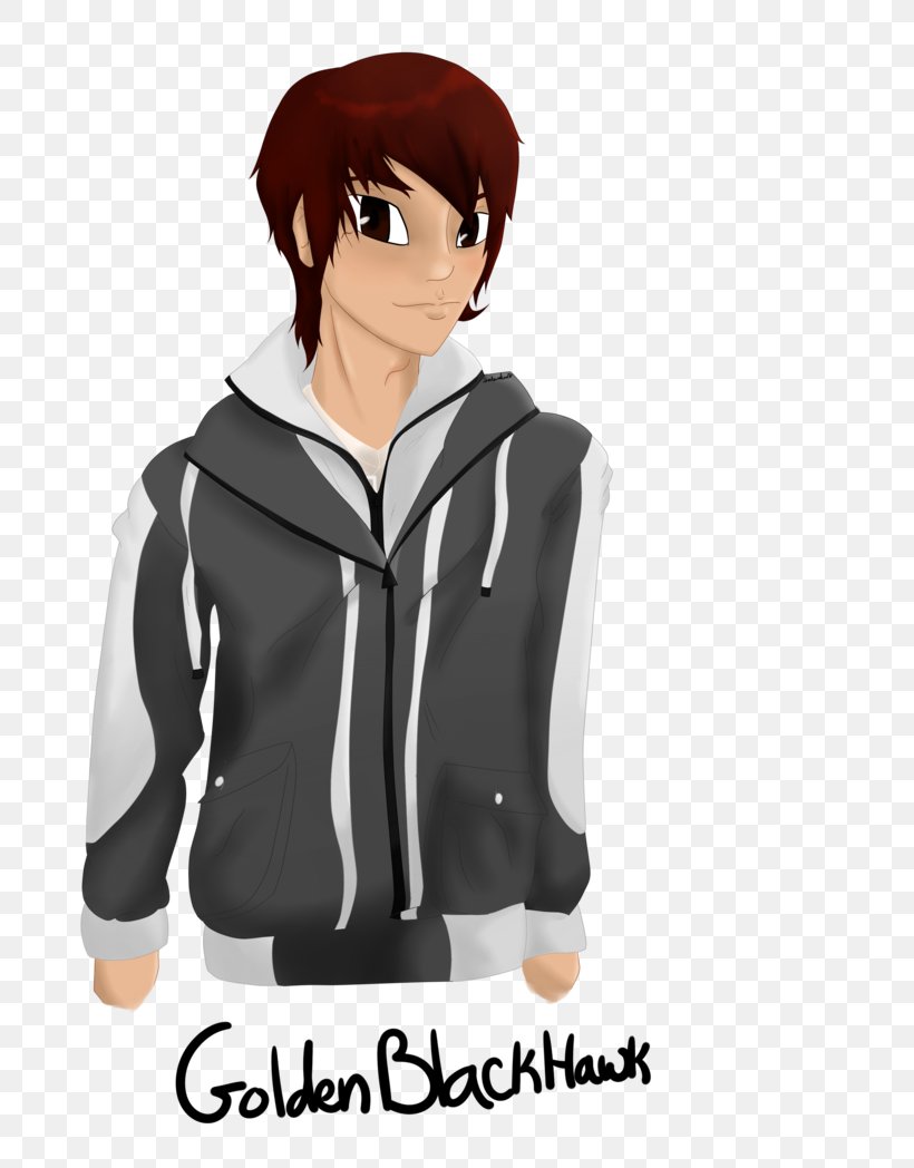 Hoodie Jacket Sleeve Animated Cartoon, PNG, 762x1048px, Hoodie, Animated Cartoon, Black, Black M, Clothing Download Free