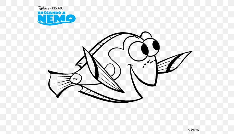 Marlin Finding Nemo Coloring Book Pixar Character, PNG, 600x470px, Watercolor, Cartoon, Flower, Frame, Heart Download Free