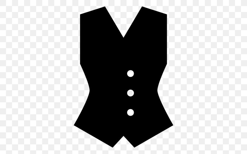 Bow Tie Clothing Gilets Waistcoat Silhouette, PNG, 512x512px, Bow Tie, Abdomen, Black, Black And White, Clothing Download Free