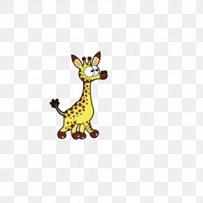Giraffe - Cartoon Northern Giraffe Illustration PNG