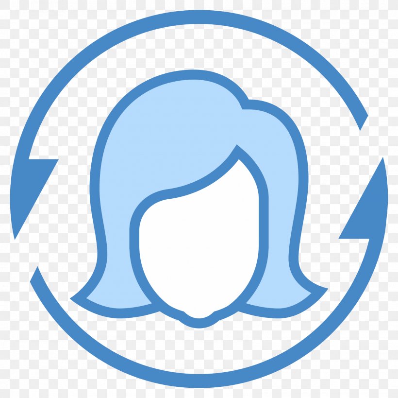 Female User Icon Design, PNG, 1600x1600px, Female, Area, Avatar, Blue, Icon Design Download Free