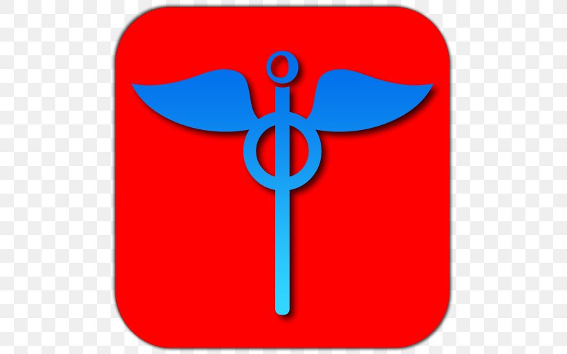 Clip Art Staff Of Hermes Caduceus As A Symbol Of Medicine Red, PNG, 512x512px, Staff Of Hermes, Area, Blue, Caduceus As A Symbol Of Medicine, Medical Prescription Download Free