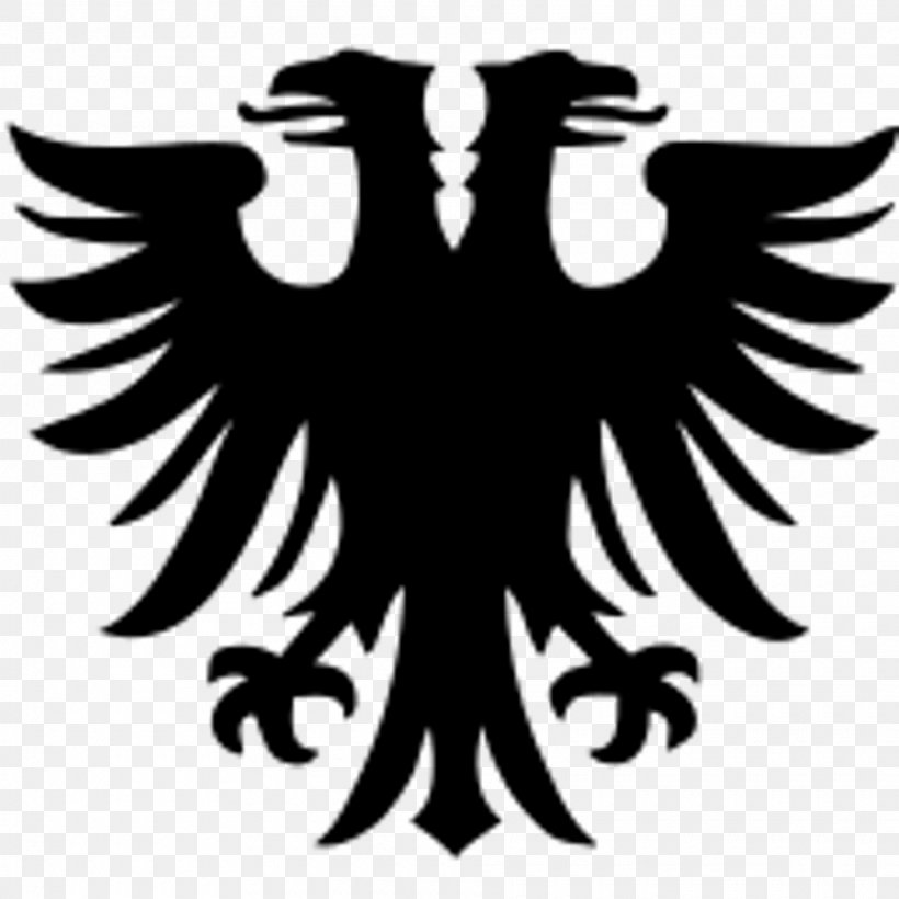 Coat Of Arms Of Lübeck Double-headed Eagle, PNG, 1920x1920px, Doubleheaded Eagle, Beak, Bird, Bird Of Prey, Black And White Download Free
