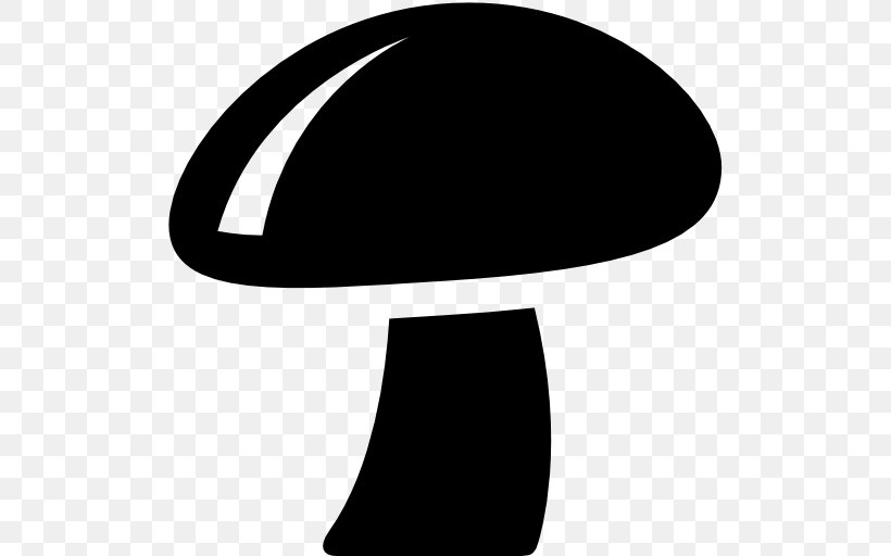 Mushroom Fungus, PNG, 512x512px, Mushroom, Black, Black And White, Food, Fungus Download Free