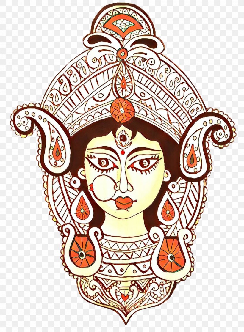 Beautiful Hand Draw Sketch For Durga Puja Festival Background Stock  Illustration  Download Image Now  iStock