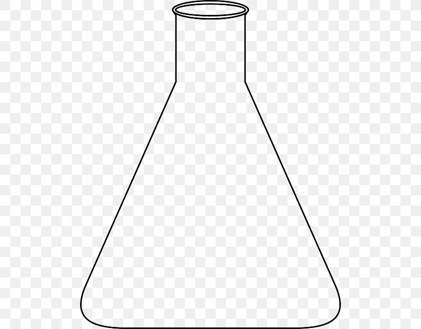 Erlenmeyer Flask Beaker Laboratory Flasks Test Tubes, PNG, 508x640px, Erlenmeyer Flask, Area, Beaker, Black And White, Chemistry Download Free