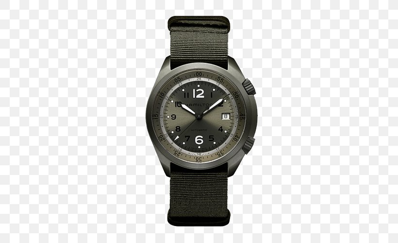 Hamilton Watch Company Aluminium Automatic Watch 0506147919, PNG, 500x500px, Watch, Aluminium, Automatic Watch, Aviation, Brand Download Free