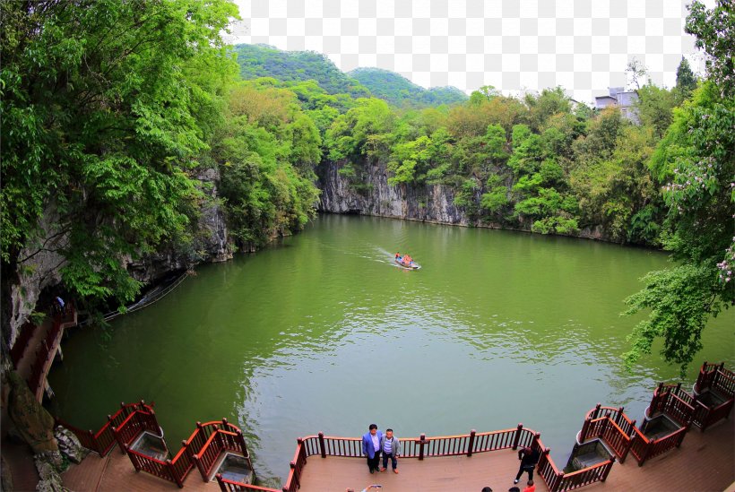Longgongzhen Guizhou Dragon Palace Scenic Area Tourism Tourist Attraction, PNG, 1920x1287px, Longgongzhen, Anshun, Body Of Water, Canyon, Guizhou Download Free