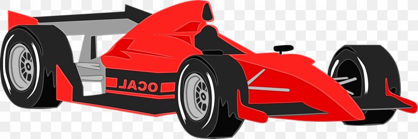 Formula Libre Vehicle Red Race Car Car, PNG, 2400x804px, Watercolor, Car, Formula Libre, Formula One Car, Openwheel Car Download Free