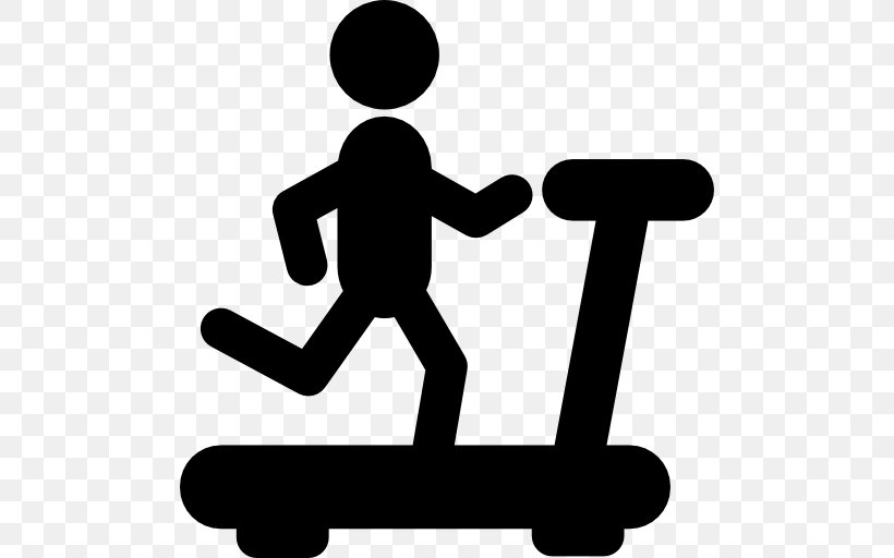 Treadmill Fitness Centre Exercise Physical Fitness, PNG, 512x512px, Treadmill, Area, Black And White, Crossfit, Exercise Download Free