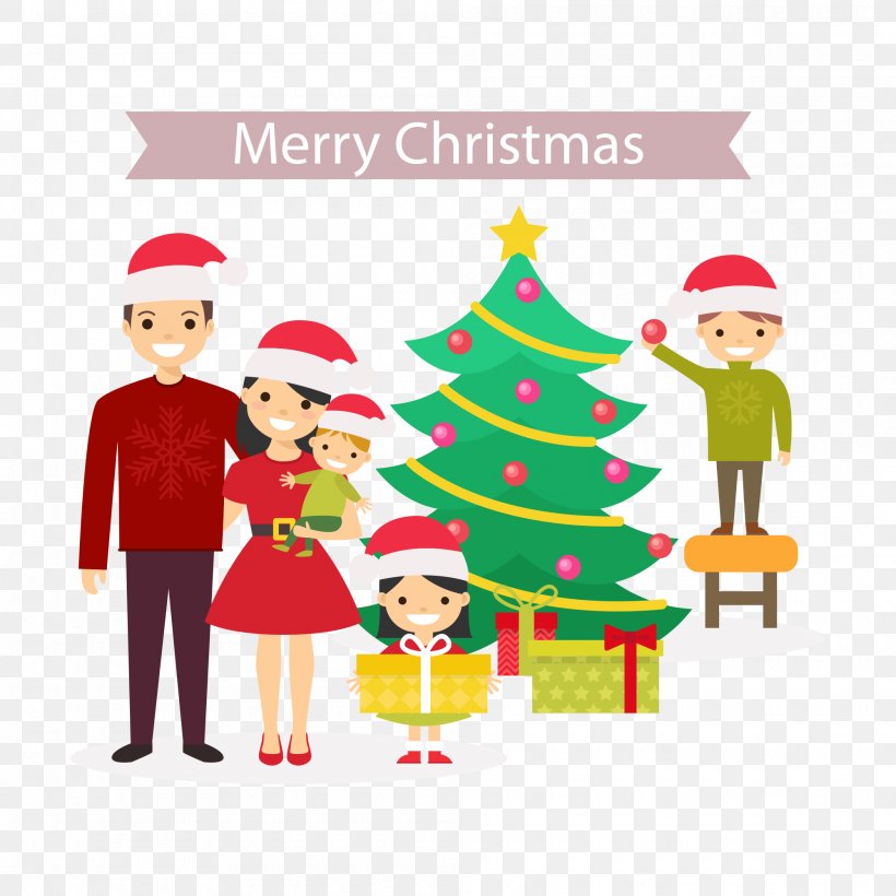 Christmas Illustration, PNG, 2000x2000px, Christmas, Christmas Decoration, Christmas Ornament, Christmas Tree, Computer Graphics Download Free