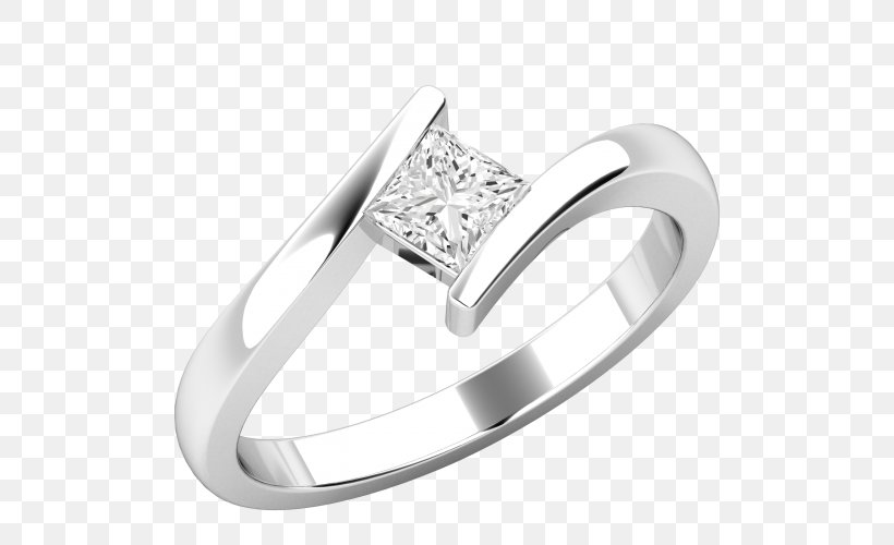 Diamond Engagement Ring Wedding Ring Princess Cut, PNG, 500x500px, Diamond, Body Jewellery, Body Jewelry, Earring, Engagement Download Free
