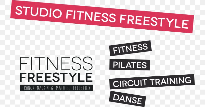 Fitness Freestyle Logo Brand Banner Product Design, PNG, 738x430px, Logo, Advertising, Area, Banner, Bordeaux Download Free