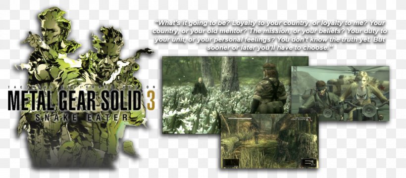 Metal Gear Solid 3: Snake Eater Metal Gear Solid V: Ground Zeroes Metal Gear Solid V: The Phantom Pain Metal Gear Solid 2: Sons Of Liberty Video Game, PNG, 1000x440px, Metal Gear Solid 3 Snake Eater, Big Boss, Boss, Flora, Game Download Free