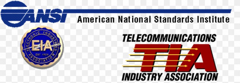 TIA/EIA-568 American National Standards Institute Technical Standard Structured Cabling Electronic Industries Alliance, PNG, 958x332px, Technical Standard, Banner, Blue, Brand, Building Download Free