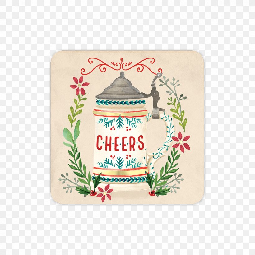Coasters Christmas Cork Beer Stein Drink, PNG, 1200x1200px, Coasters, All I Want, Bachelor Party, Beer Stein, Boxedcom Download Free