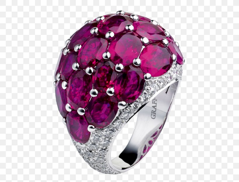Ruby Graff Diamonds Earring Gemstone, PNG, 626x626px, Ruby, Amethyst, Body Jewelry, Brooch, Carat Download Free