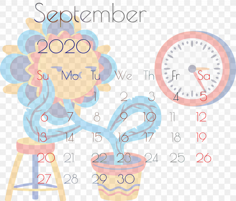 September 2020 Printable Calendar September 2020 Calendar Printable September 2020 Calendar, PNG, 3000x2564px, September 2020 Printable Calendar, Blog, Home Accessories, Line Art, Printable September 2020 Calendar Download Free