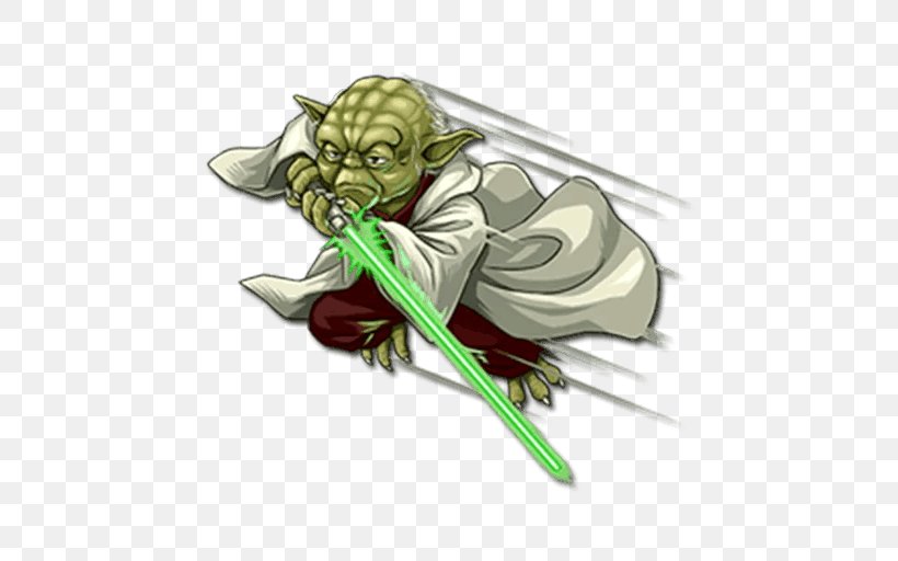 Yoda Sticker Telegram VKontakte, PNG, 512x512px, Yoda, Cartoon, Fictional Character, Film, Legendary Creature Download Free