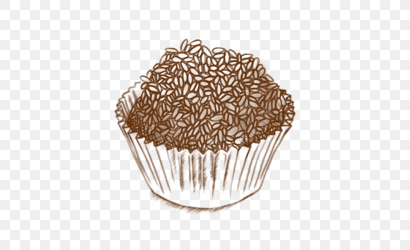 Cupcake Muffin Buttercream Flavor Chocolate, PNG, 500x500px, Cupcake, Baking, Baking Cup, Brown, Buttercream Download Free