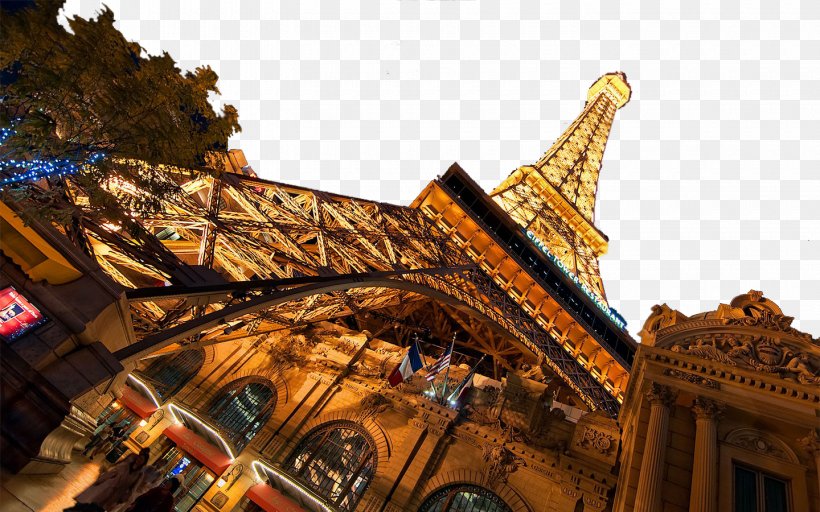 Paris Las Vegas Eiffel Tower Restaurant Les Invalides McCarran International Airport, PNG, 1440x900px, Watercolor, Cartoon, Flower, Frame, Heart Download Free