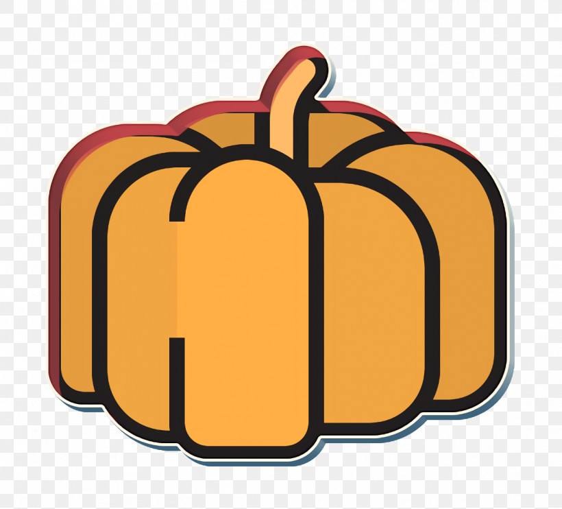 Pumpkin Icon Fruit And Vegetable Icon, PNG, 1162x1052px, Pumpkin Icon, Bell Pepper, Fruit And Vegetable Icon, Line, Orange Download Free