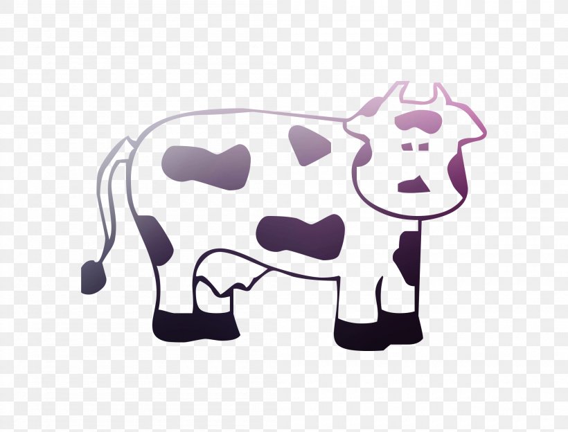 Cattle Clip Art Product Pink M Character, PNG, 2100x1600px, Cattle, Animal Figure, Bovine, Cartoon, Character Download Free