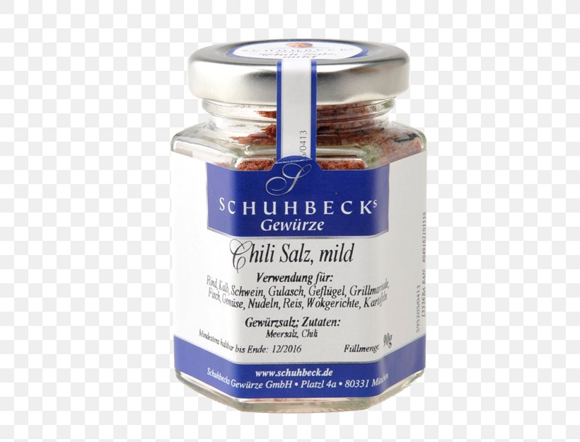 Chili Con Carne Spice Mix Seasoned Salt, PNG, 535x624px, Chili Con Carne, Alfons Schuhbeck, Flavor, Fleur De Sel, Garlic Download Free