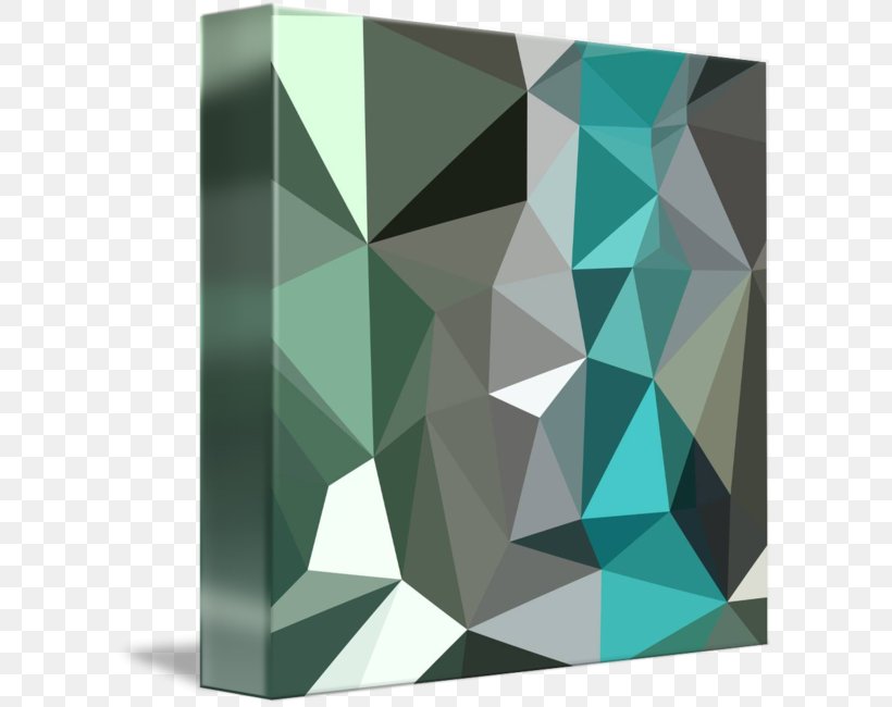 Low Poly Geometric Abstraction, PNG, 606x650px, Low Poly, Abstract Art, Blue, Bluegreen, Color Download Free