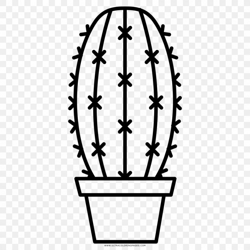 Paper Coloring Book Drawing Succulent Plant, PNG, 1000x1000px, Paper, Black And White, Cactaceae, Coloring Book, Drawing Download Free
