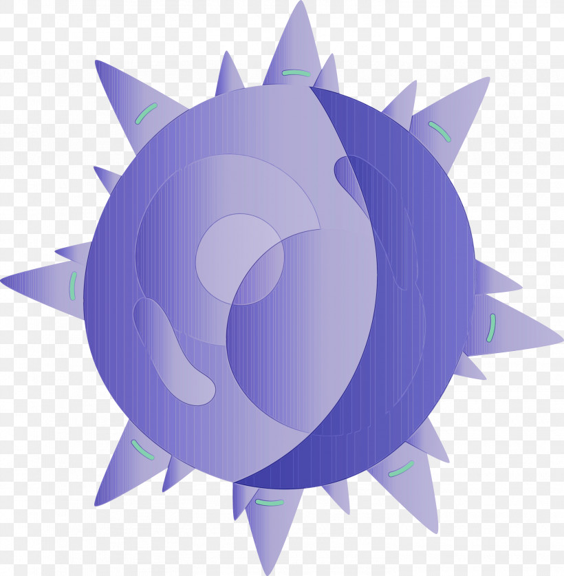 Purple Circle Logo Fish, PNG, 2939x3000px, Coronavirus, Circle, Corona, Covid, Fish Download Free