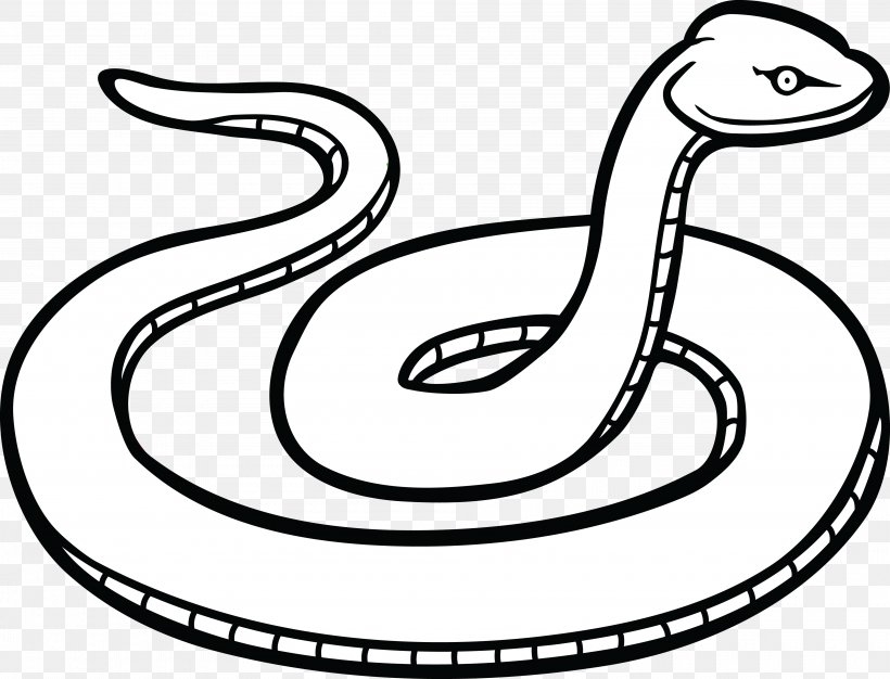 Snake Black Mamba Drawing Reptile Clip Art, PNG, 4000x3054px, Snake, Art, Artwork, Beak, Black And White Download Free