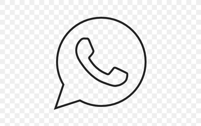 Social Media WhatsApp Logo, PNG, 512x512px, Social Media, Area, Black, Black And White, Finger Download Free